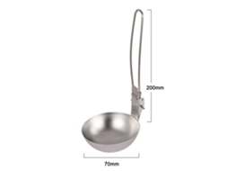 Colher Plegável Camping Aço Inox Outdoor