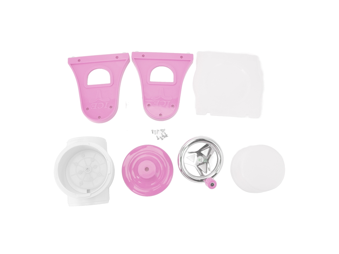 Máquina de Raspagem de Gelo Manual Rosa S/MARCA