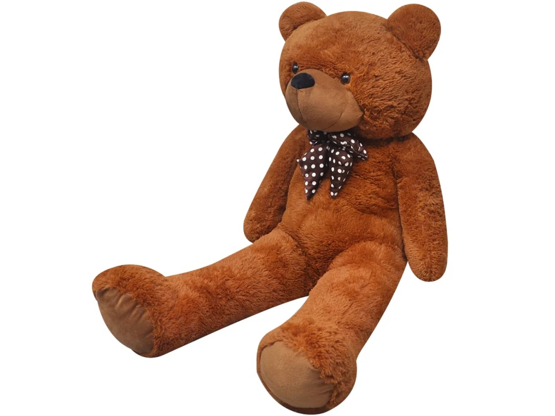 Vidaxl Urso De Peluche Xxl 160 Cm Castanho