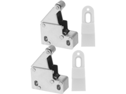 Mipcase Conjunto De 2-fechos Aço Inoxidável Para Armários Com Mecanismo Anticolisão, Ideais Para Cozinhas E Despensas