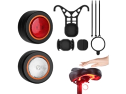 Luz De Freio Inteligente Para Ciclismo, À Prova D'água, Com Sensor
