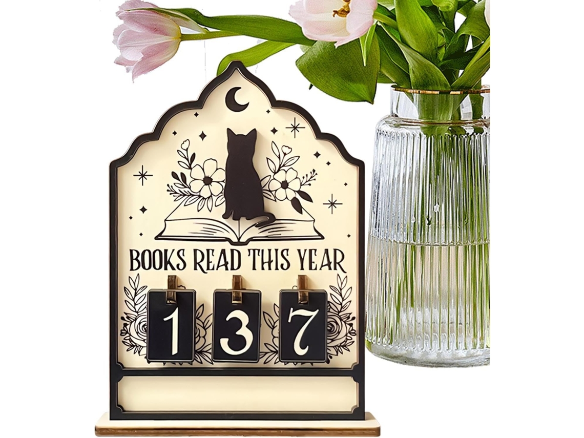 Enfeite Decorativo Para Balcão De Leitura Com Tema De Gato, Ideal Para Bibliotecas |
