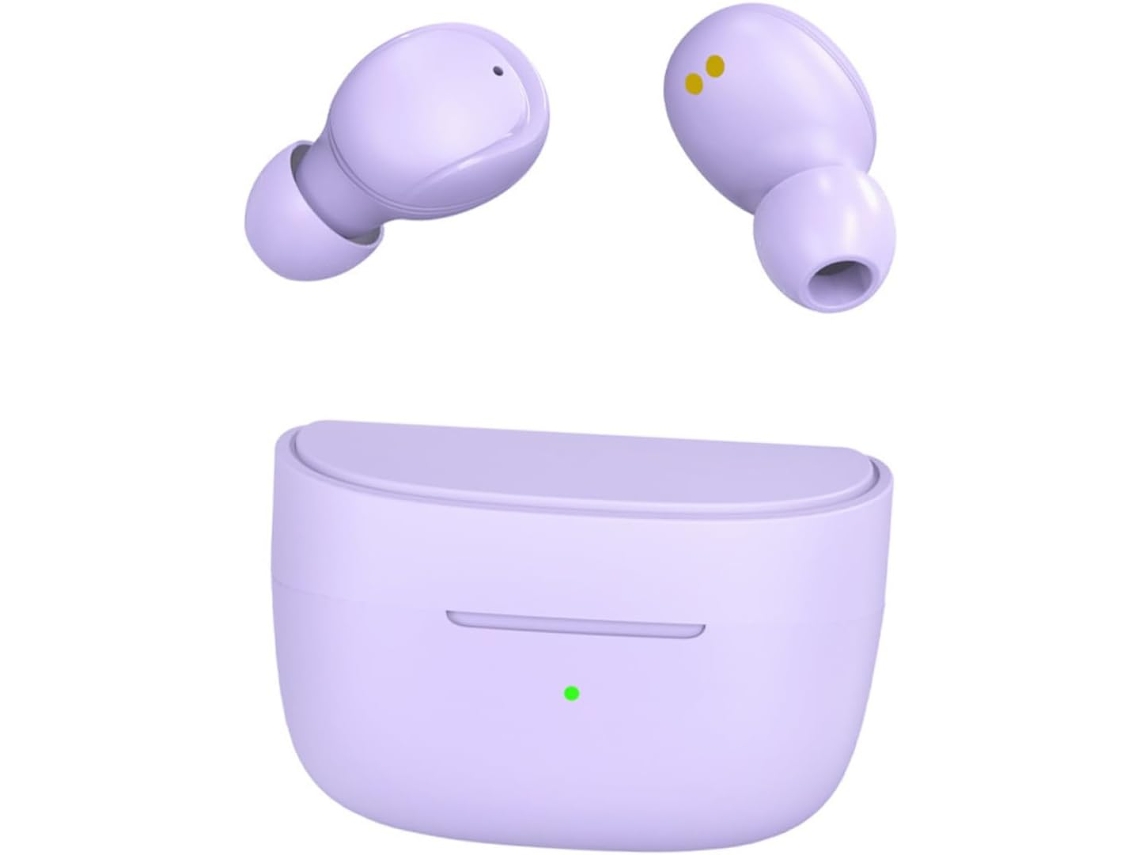 Fones De Sem Fio Tws Com Ruído Para E Leves Na Cor Roxa, Tensão Dc5.0