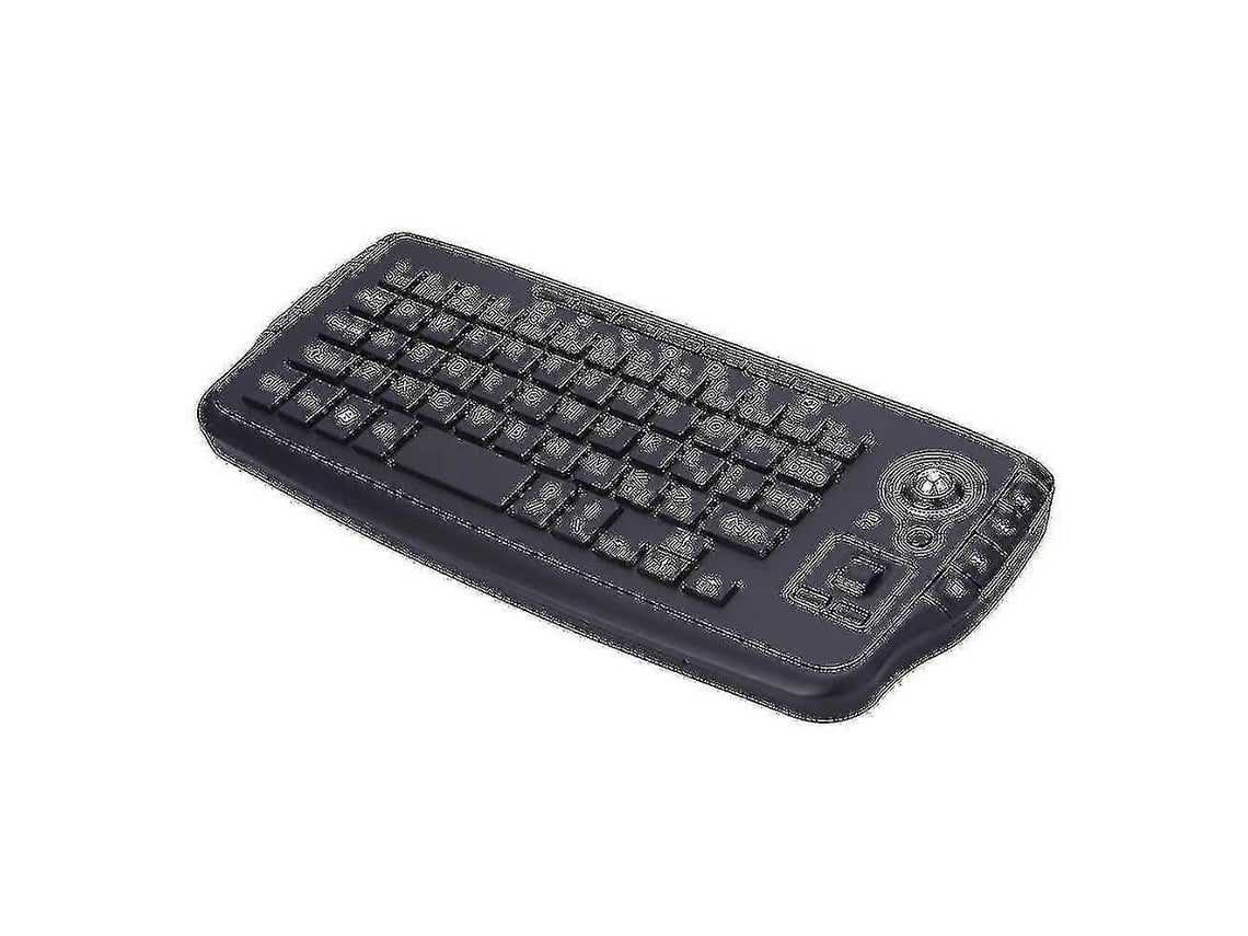 Teclado Sem Fios Com Trackball E Air Mouse