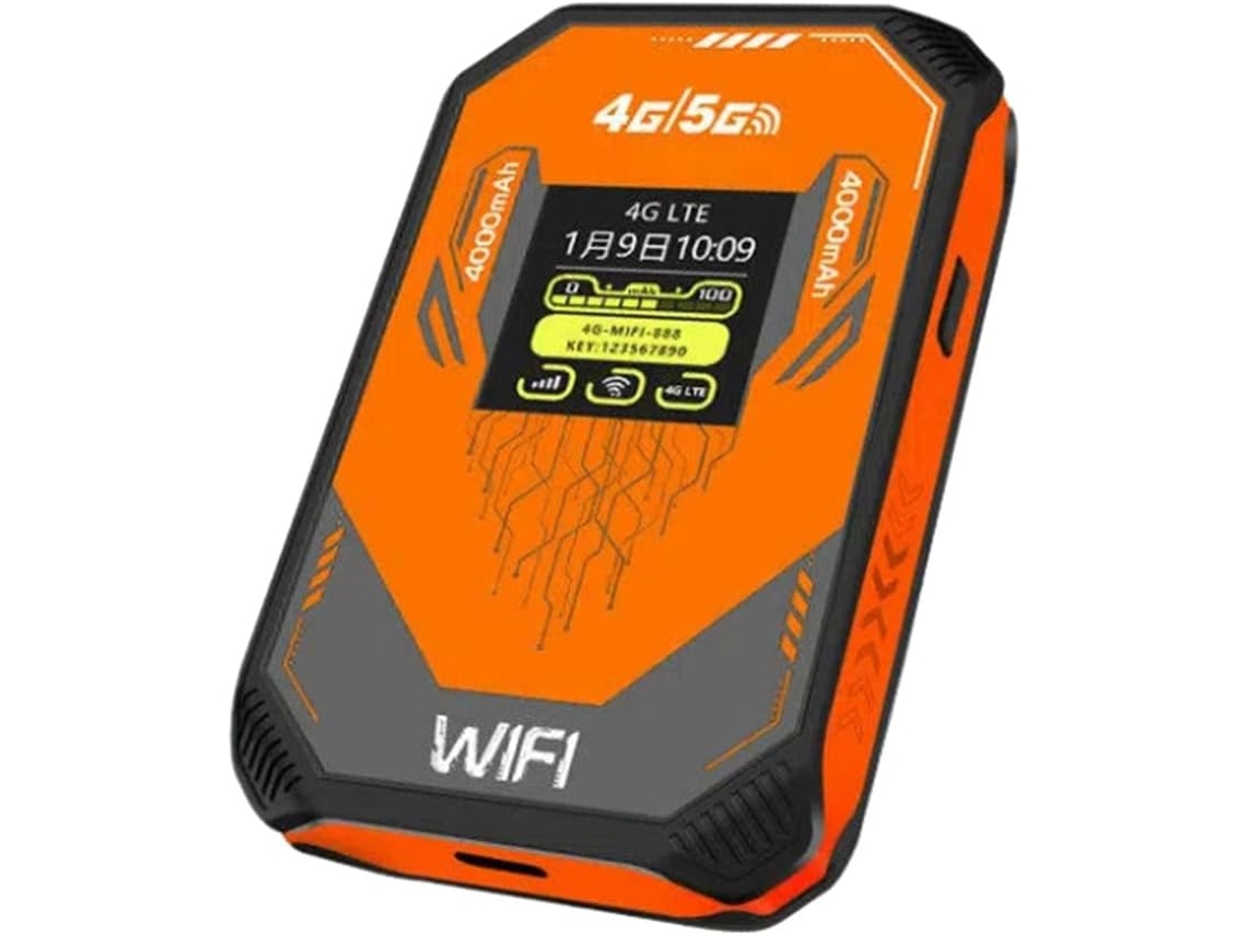 Roteador Wi-fi 4g Lte Versão Europeia, 150 Mbps, 4000 Mah, Portátil,