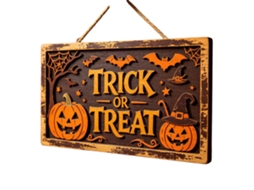 Laxiscreed Decoração De Halloween Com Vela De Bruxa, Aranhas E Abóboras Para Portas E Jardim