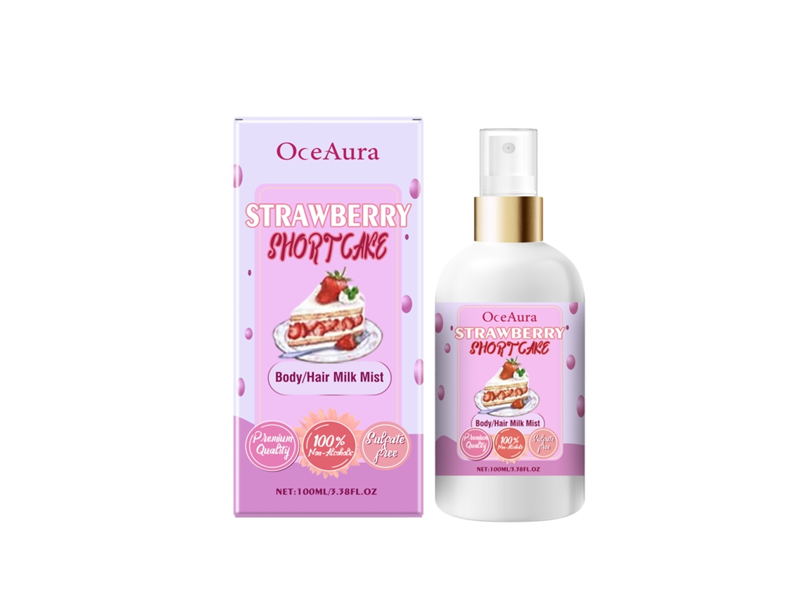 Spray Hidratante Corporal Morango Cake