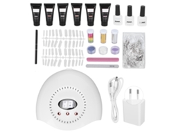 Kit De Esmalte De Unhas Em Gel Com Luz Uv Led Portátil All In One E Ferramentas Para Iniciantes Mulheres Plugue Eu