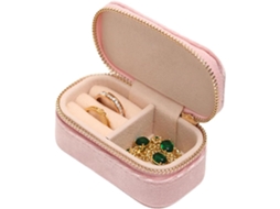 Caixa Organizadora, Porta-joias De Viagem, Estilo Moletom De Veludo, Pequena Caixa Para Guardar Joias, Ideal Para Mulheres E Crianças.