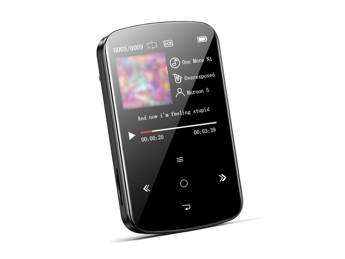 Player De Música Mp3 M9 Com Tela Oled De 1.5 Polegadas Rádio Fm Gravação Suporte Cartão Tf