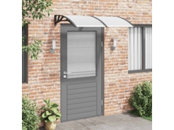 Vidaxl Toldo De Porta 150x100 Cm Policarbonato Preto