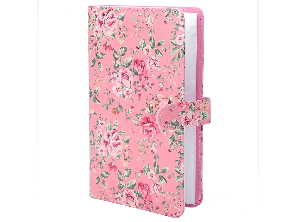 3in 96 Pockets Photo Album Storage Book Card Tickets Holder For Instax Mini 11/8/9/7s/25/70/90pink LAXISCREED