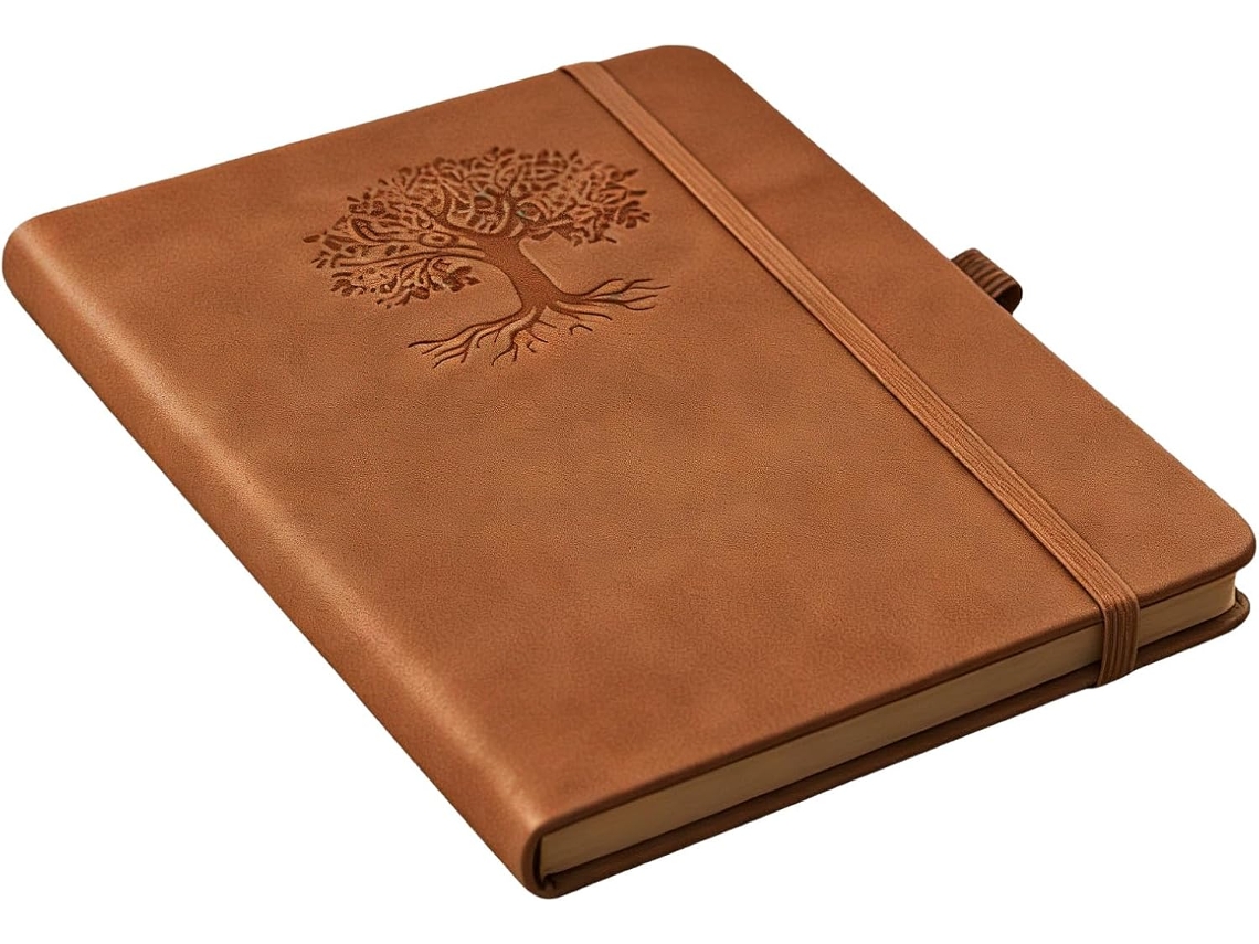 Caderno De Capa Dura Em Couro Premium, Funcional, Moderno, Durável, Compacto, Elegante, Com Papel
