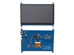 Laxiscreed Tela Touchscreen Hd De 7" 1024x600 Para Raspberry Pi Com Entrada Hdmi