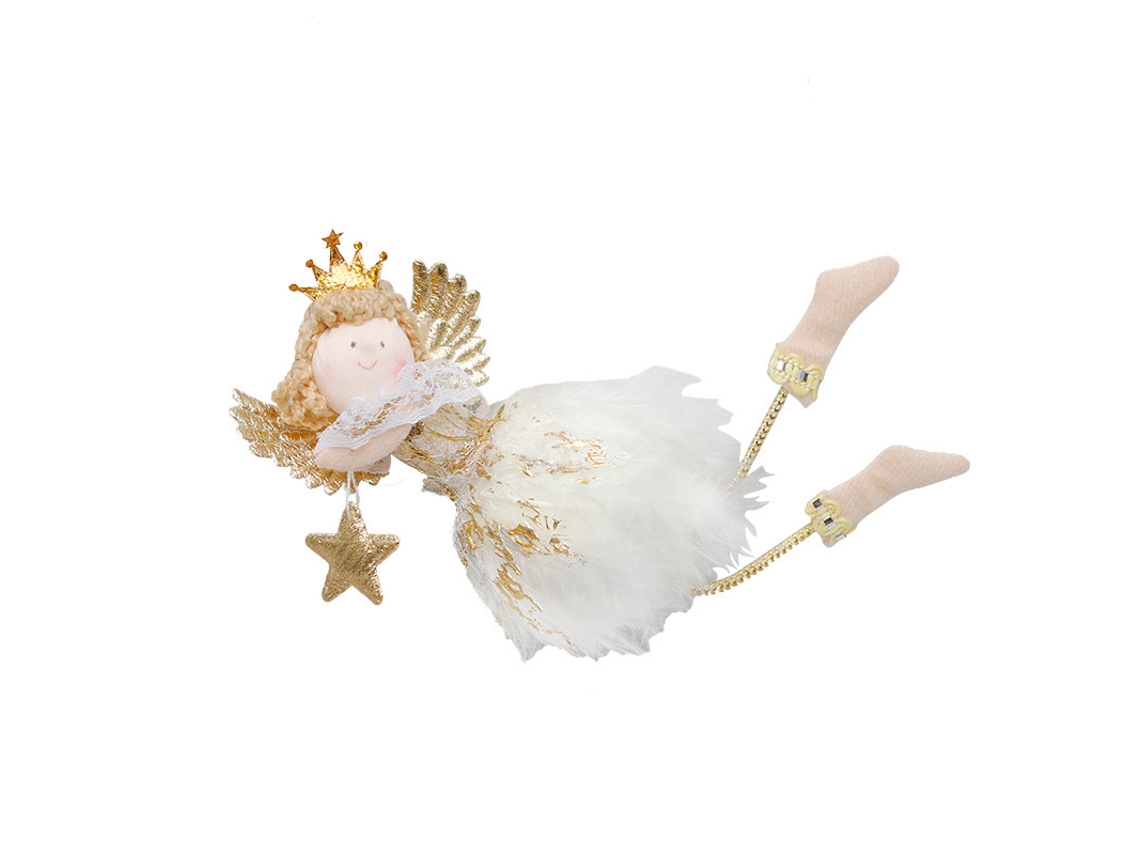 Enfeite De Mesa Com Bonecas De Pelúcia Natalinas E Pingente De Árvore De Natal Aquaforge