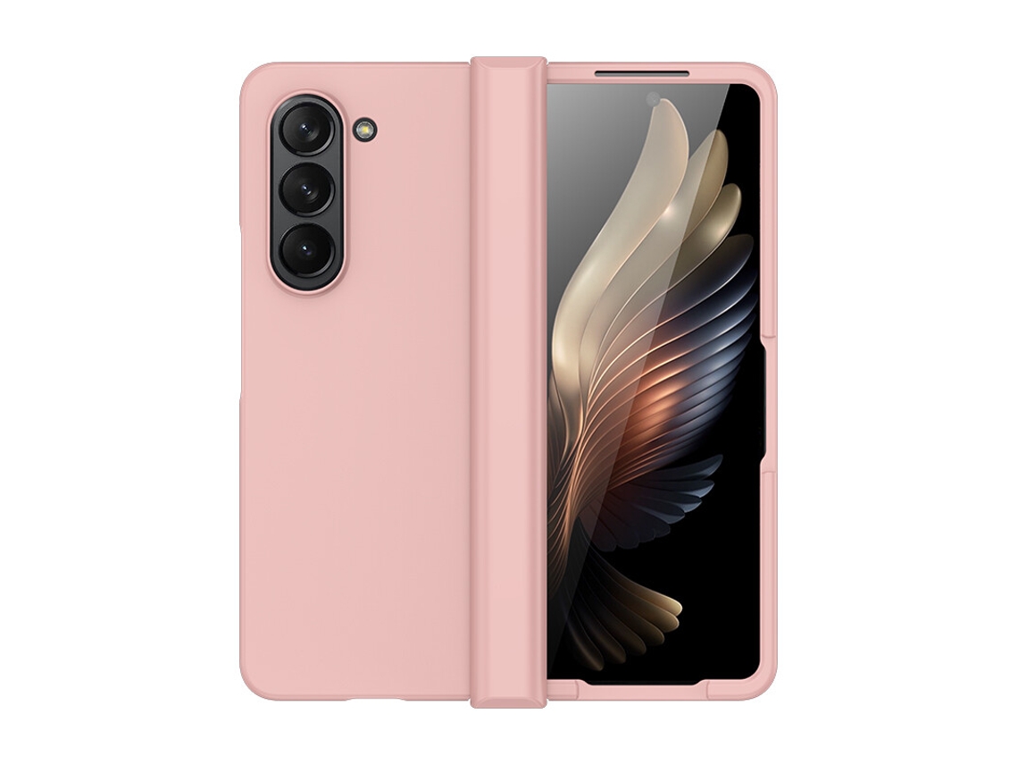 Capa Para Samsung Galaxy Z Fold 7 Dobradiça Proteção Total Rosa Czhhmart