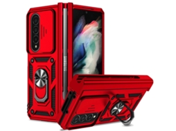 Capa Para Celular Com Suporte Deslizante Para Câmera Samsung Galaxy Z Fold4