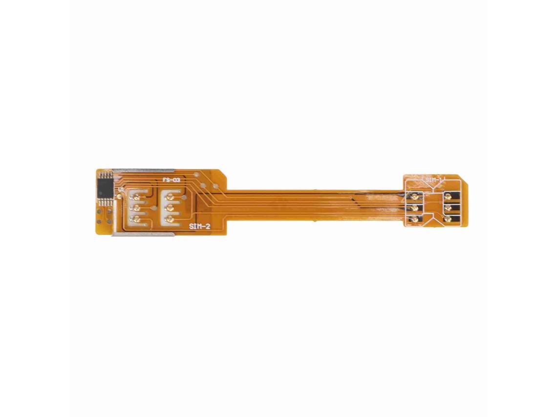 Extensor de Cartão Sim Micro Smi para Sim Padrão Adaptador com Cabo Fpc Male To Female | S/MARCA