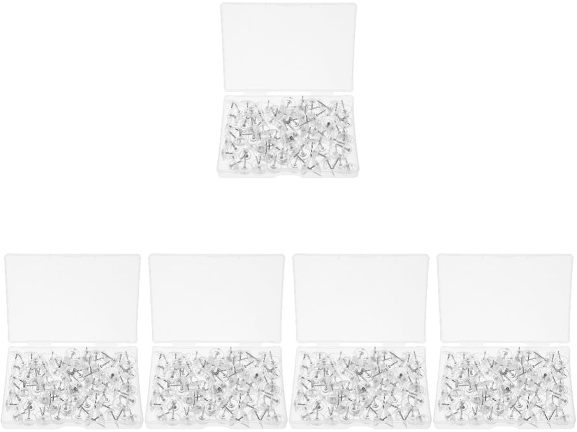 Tachinhas Transparentes Para Quadros De Cortiça E Avisos, Caixas