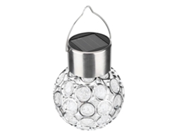 Lanterna Solar Suspensa, para Jardim, Pátio, com Iluminação Led, com Instalação Simples, para Uso Decorativo Externo AQUAFORGE