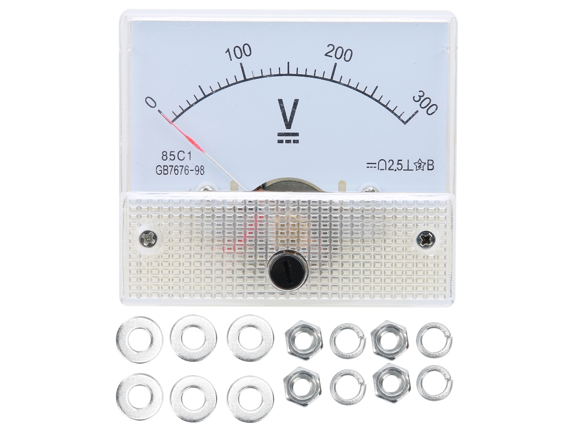 Voltímetro CC de alta precisão 85C1 ±2,5% 0~300V para circuitos elétricos | S/BRAND