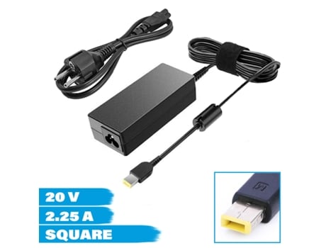 Carregador Para Lenovo Clavija Square  20V 3.25A 65W