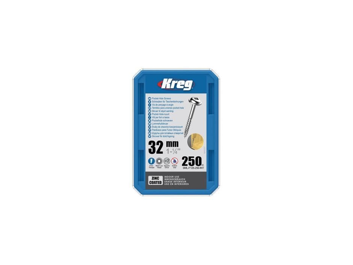 250 Parafusos Galvanizados 7 X 32 Mm Rosca Fina Quadrado Maxi-Loc