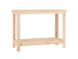 Work Bench, Work Benches Vidaxl Marrom Madeira De Pinho (110 X 50 X 80 Cm)