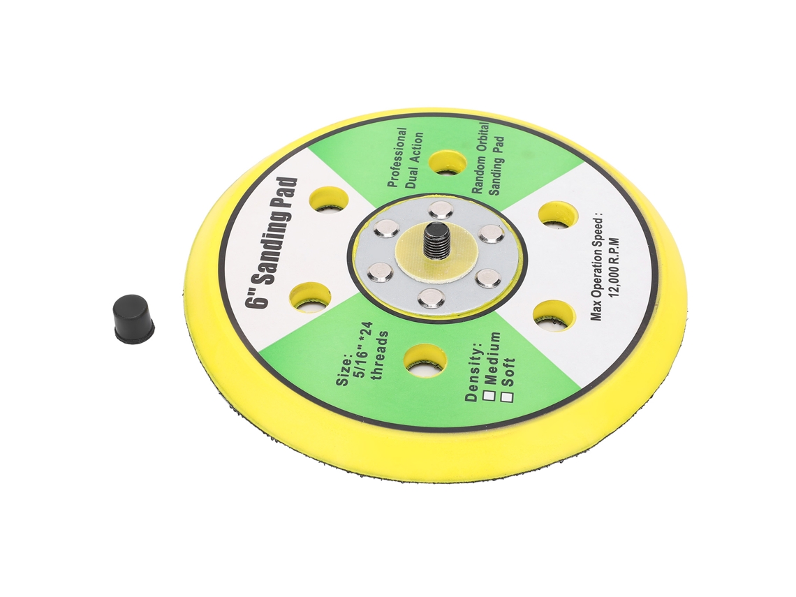 Disco De Lixa Universal De 6 Polegadas (150mm) Com 6 Buracos Para Esmerilhamento E Polimento