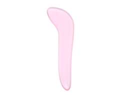 Placa de raspagem Gua Sha de cristal rosa para massagem facial e corporal