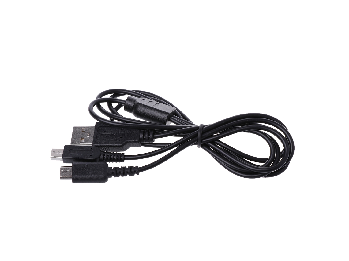 Cabo Divisor Em Y Usb 2 Em 1 Para Carregamento De 3ds, Ndsi E Ds Lite