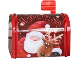 Rebe buzón de Hierro Forjado com Design de Papai Noel Decoração de Natal Criativa para Crianças