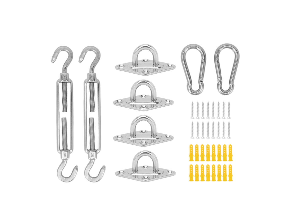 Kit de Instalação de Toldo Solar Aço Inox