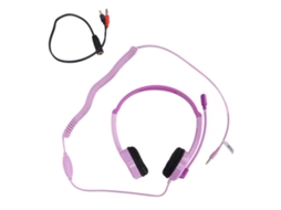 Fones de Ouvido Infantil LAXISCREED Ajustáveis Roxos