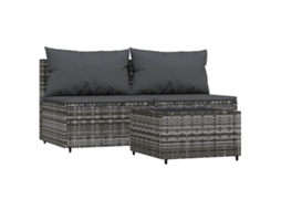 Garden Lounge Set, Garden Lounge Sets Vidaxl Cinzeto Rattan / Vime (n/a)