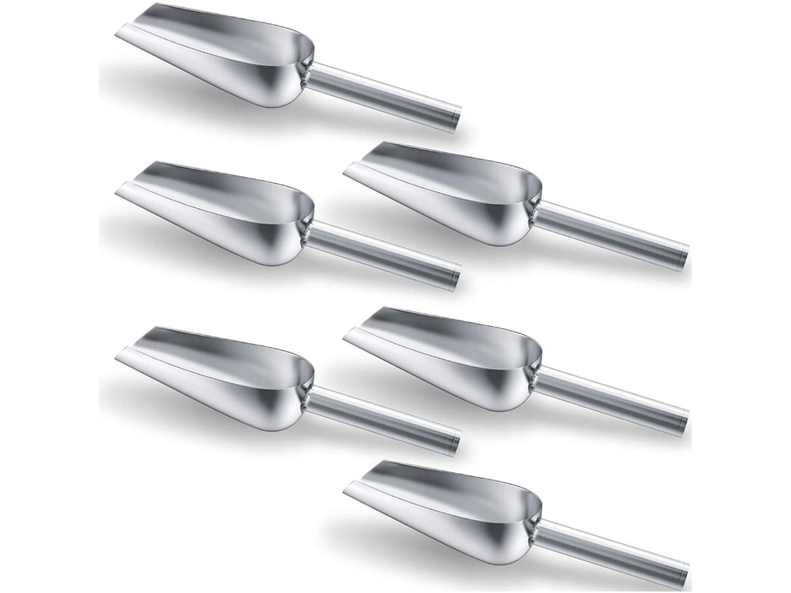 6 Colheres De Aço Inox Pequenas Colher De Sorvete Mini Colher De Gelo Para Casa Cozinha