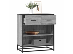 Vidaxl Aparador 68x35x76 Cm Deriv. De Madeira Cinzento Sonoma