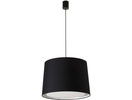 Candeeiro de Teto  Conga (Preto - E27 - Máx. 15W - Aço  - Tecido)