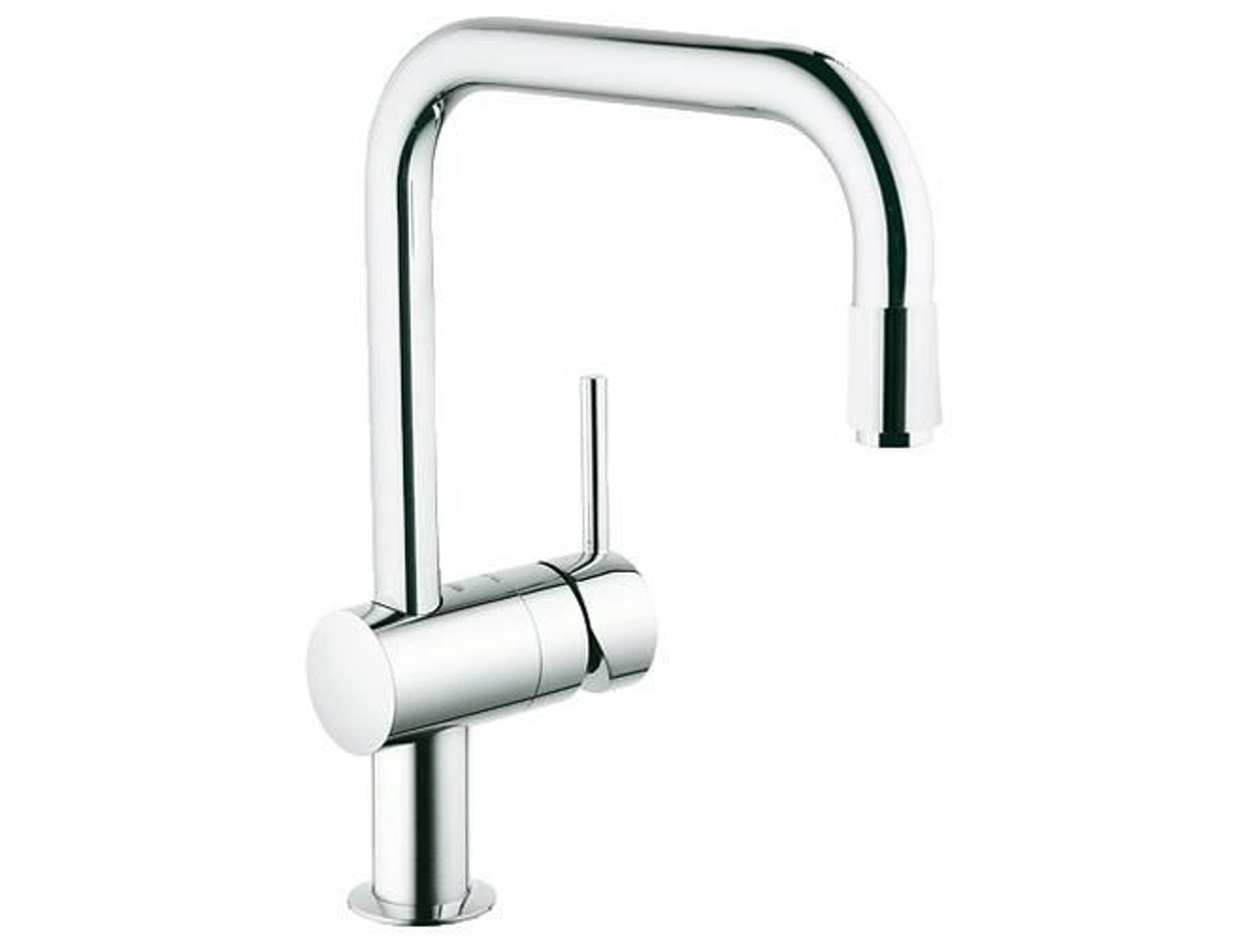 Torneira Para Lavatório Grohe Minta Cromada Puxadores De Alavanca Giratória 360°