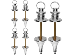 Pendule Divinatoire En Cuivre 6 Pieces – Pendentifs Spirituels Pour Radiesthésie Plahe À Pendule Charme Feng