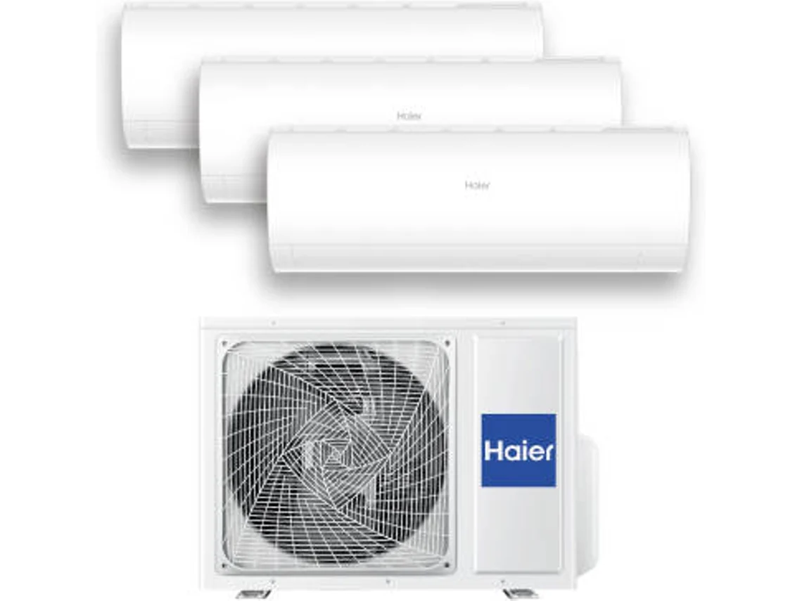 Ar Condicionado HAIER PERLA3X9912PRE (9000 + 9000 +12000 BTU - 18+18+24 m2 - Branco)