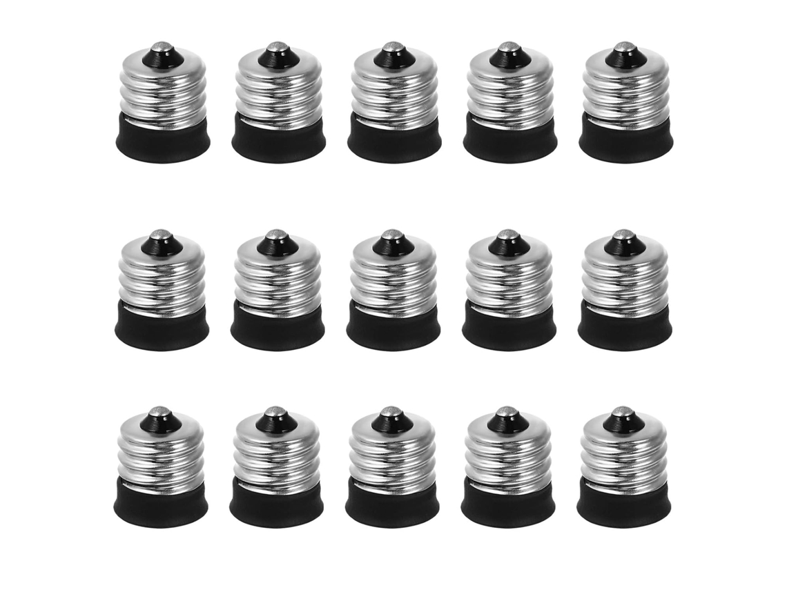 Conjunto De 15 Adaptadores De Soquete De Lâmpada E17 Para E14