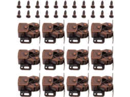 Luxshiny Conjunto De 20-fechos Porta Armário Reforçados Com Rolos Duplos Em Liga Zinco Para Cozinha E Guarda Roupa