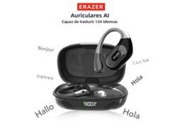 (edição Ia Preta) Fones De Ouvido Esportivos Sem Fio Bluetooth V5.4, Tradutor De Ia E Microfone, Graves Potentes