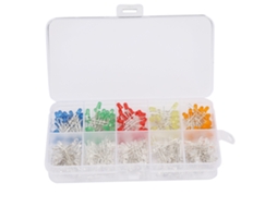 Laxiscreed Conjunto De 300 Leds Multicoloridos De 3mm Para Iluminação Multiuso