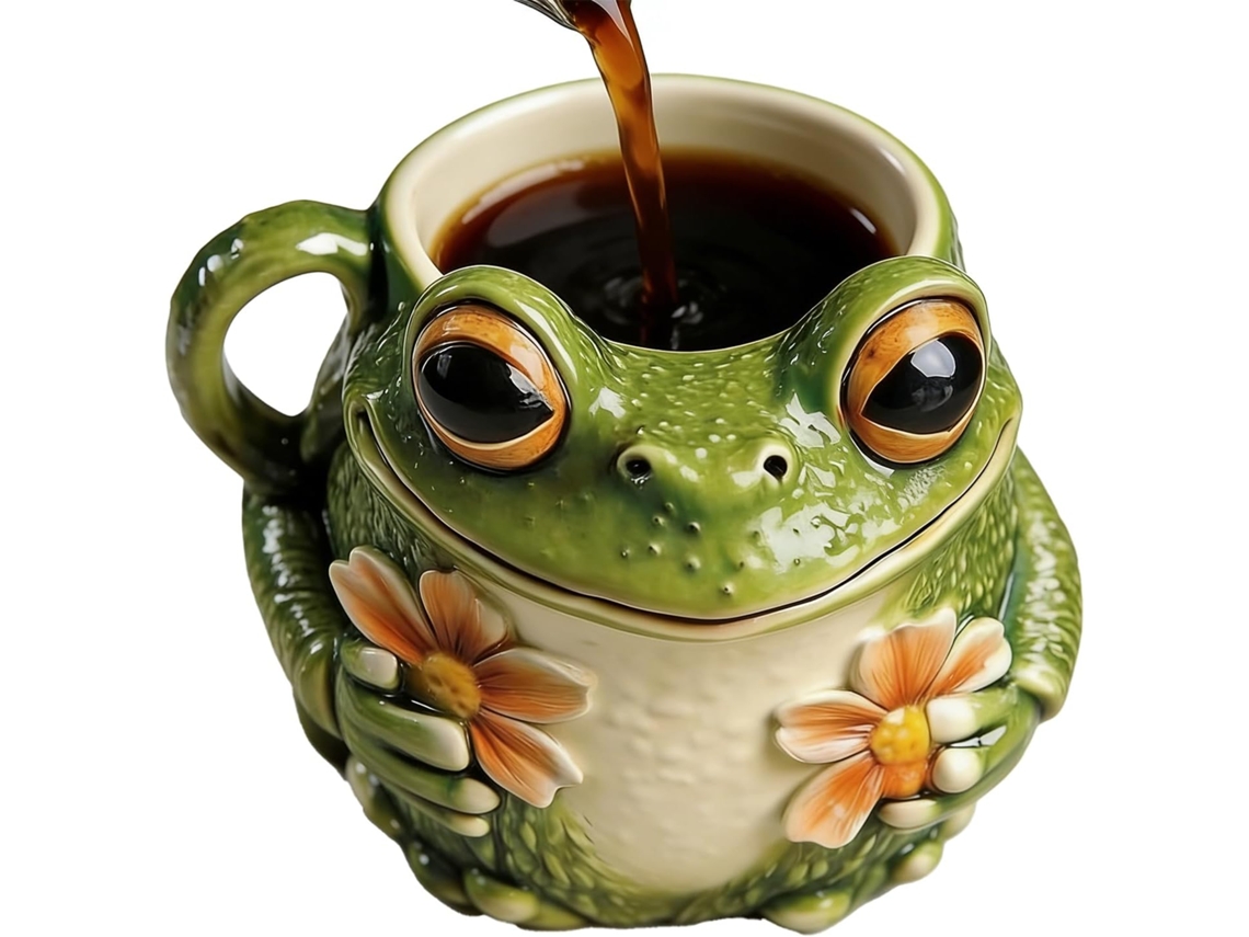 Caneca Genérica De Sapo Original Para Uísque Com E