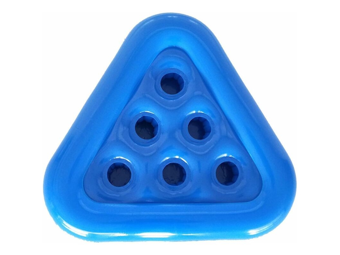 Suporte inflável para beer pong jogo de sinuca porta copos triangular mesa flutuante AQUAFORGE