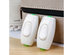 Interruptor de botão inline para lâmpada de mesa ou cabeceira, 250v, 6a, plástico | S/MARCA