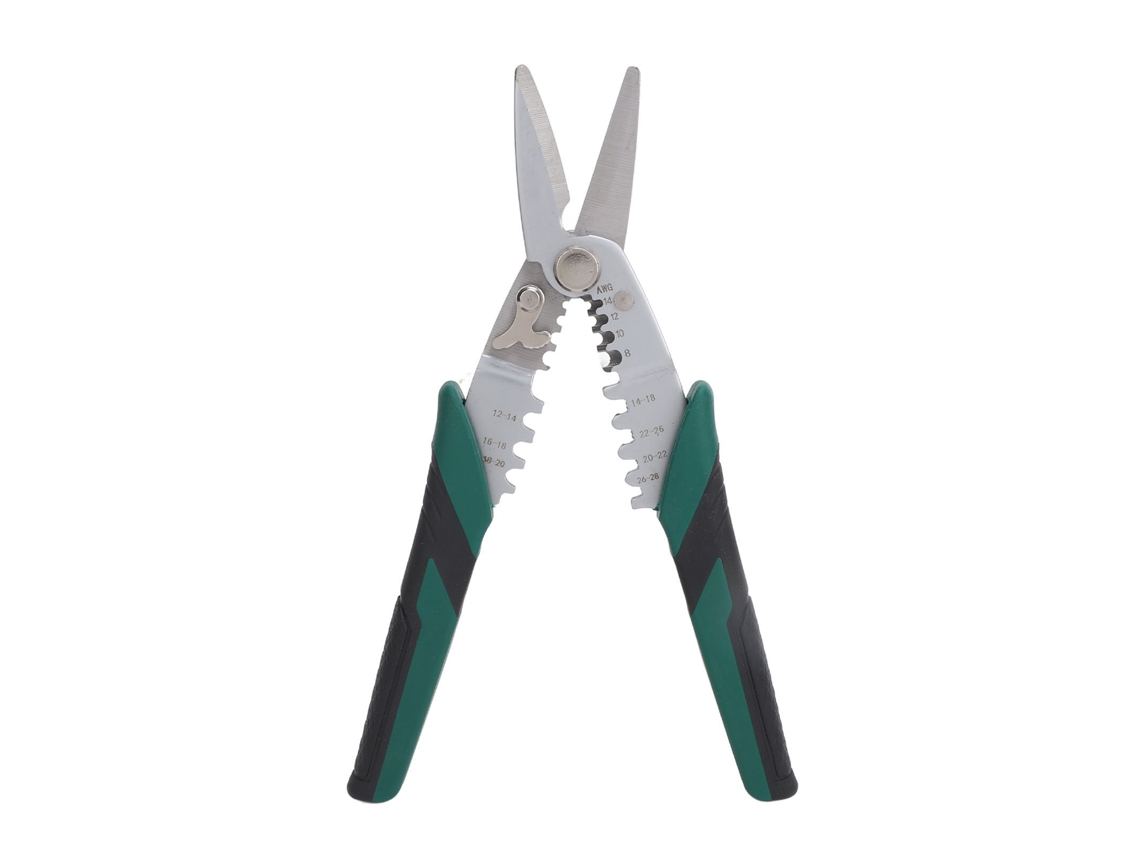 Laxiscreed Tesoura De Descascar Fios 8 Polegadas Com Pegas Anti-derrapantes Em Pvc