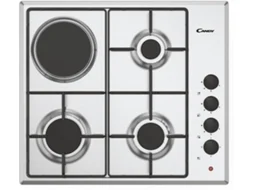 Placa Gás e Elétrica CANDY CMGH31X/1 (Gás Natural e Discos - 58 cm - Inox)